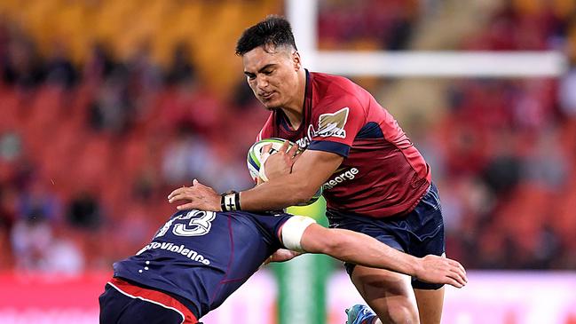 Petaia played on the wing for Queensland last year. (AAP Image/Albert Perez) 