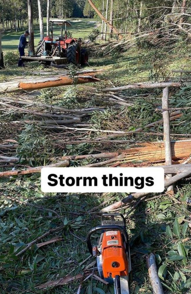 The championship Bonville Golf Course copped a hammering. Picture: Josh Bartlett