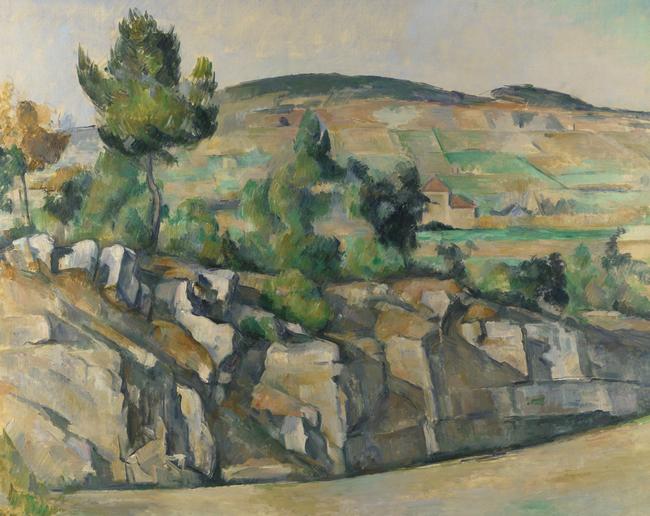 Paul Cézanne, Hillside in Provence, c1890–92, © The National Gallery, London. Picture: Supplied.