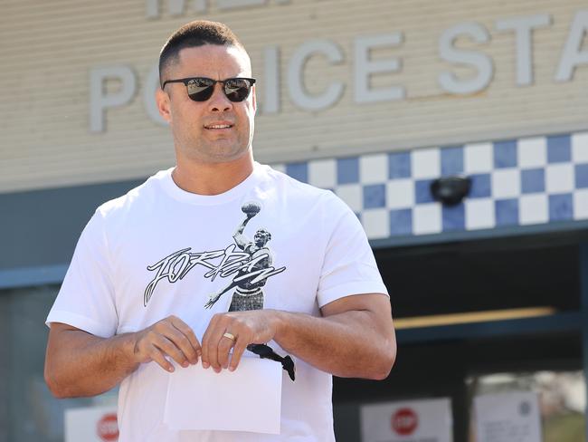 Jarryd Hayne was involved in a shooting incident in 2009. Picture: NCA NewsWire / Dylan Coker