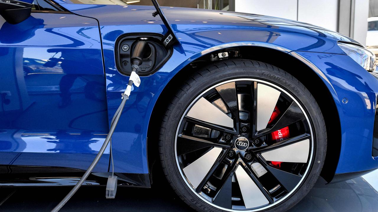 The number of electric cars on the road recently passed the 100,000 milestone. Picture: Fethi Belaid/AFP.