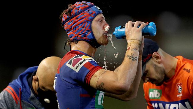 Kalyn Ponga has been targeted by rivals. Picture: Shane Myers/NRL Photos