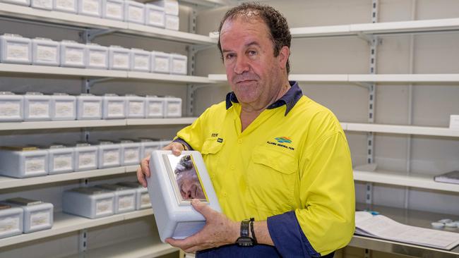 The urn storage room. Picture: Jerad Williams