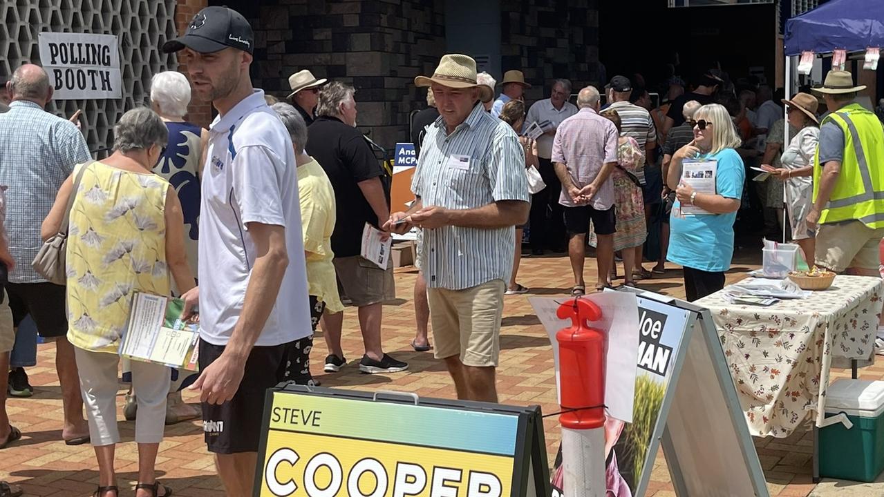 Officials predicted a record turnout for early voting on the first day of polling in Bundaberg.