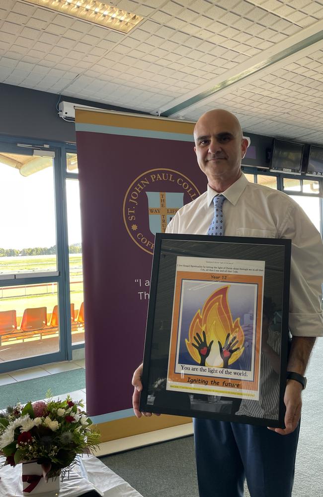 Mark Sultana, Year 12 Adviser at the St John Paul College Year 12 Formal. Picture: Matt Gazy