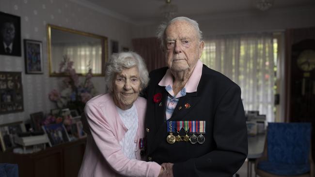 Beryl and Jim at home. Picture: Arsineh Houspian