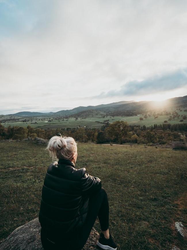 Buchanan’s social distancing involves living and training on a rural property near Canberra.