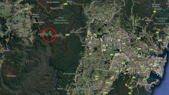 The landslip occurred near Wentworth Pass on Monday afternoon.