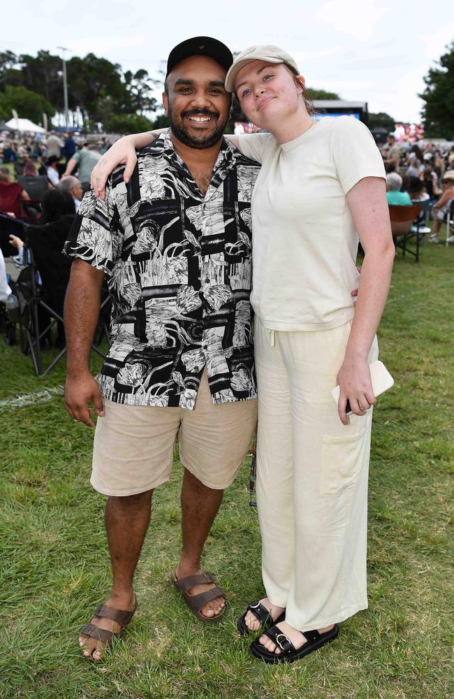 Tyrell Denduck and Emily Tuckwell at Sounds of Rock 2024 in Hervey Bay. Picture: Patrick Woods.