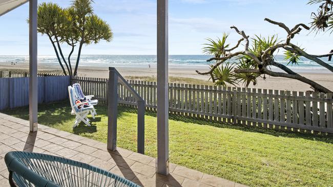 One of the last remaining freestanding beachfront shacks has hit the market on the Gold Coast at Mermaid Beach.