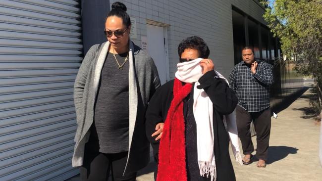 The family of Eastern Creek murder accused Sosiua Tonga leaves Mt Druitt Local Court on Monday, August 12. Mr Tonga is accused of murdering a 34-year-old man at a home in Eastern Creek on August 11.