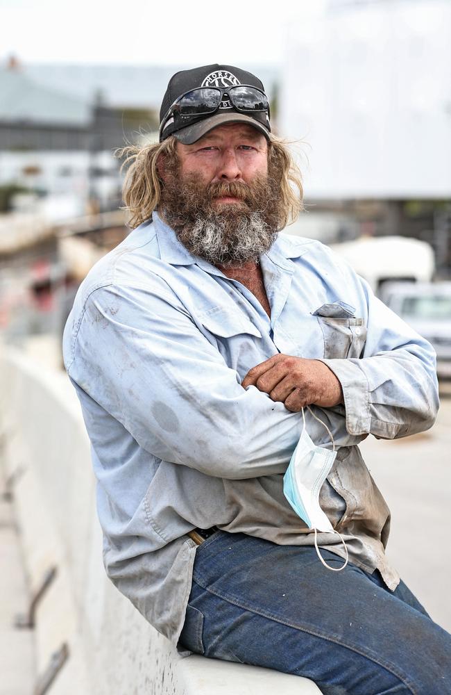 Farmer and producer, Jim Christensen of Kilcoy has had to load up his 83 cattle to take home after the Ekka was cancelled. Picture: Zak Simmonds