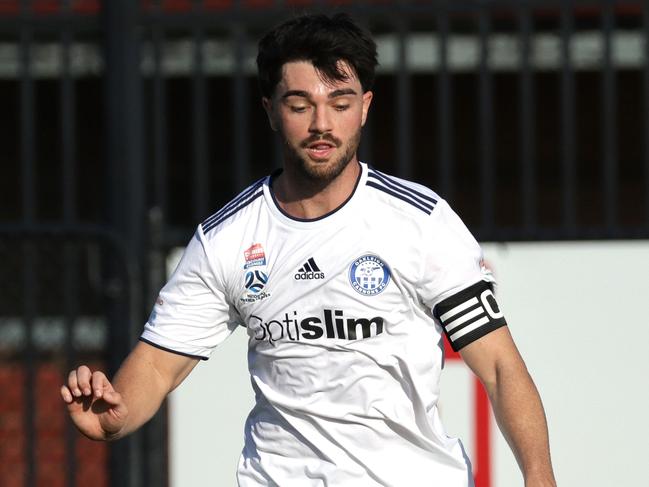 NPL Victoria: Moreland City v Oakleigh Cannons: Oliver Kubilay of Oakleigh at CB Smith Reserve, on Saturday May 13, 2023 in Fawkner, Australia.Picture: Hamish Blair