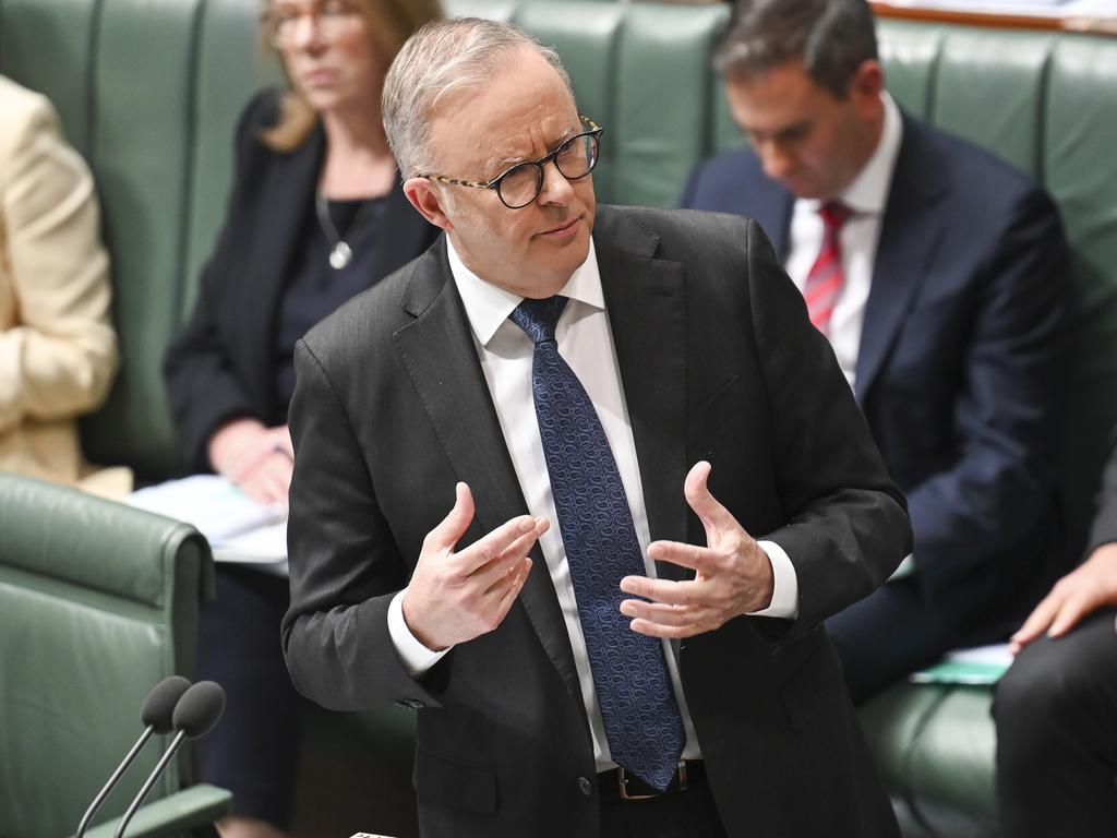 Prime Minister Anthony Albanese during Question Time at Parliament House in Canberra on September 9. Picture: NewsWire/Martin Ollman