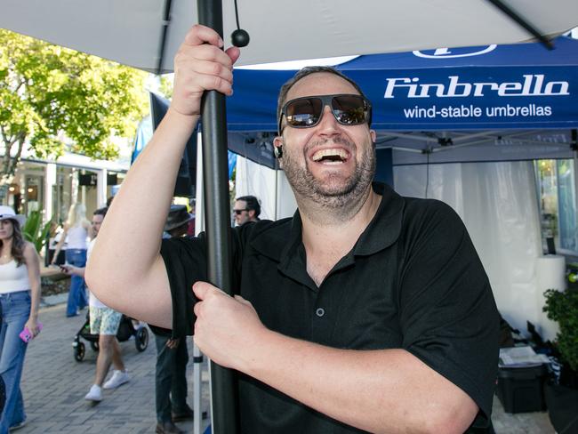 David Gillies at the Sanctuary Cove Boat Show. Picture: Glenn Campbell