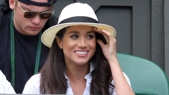 Meghan Markle attends day two of the Wimbledon in 2016.