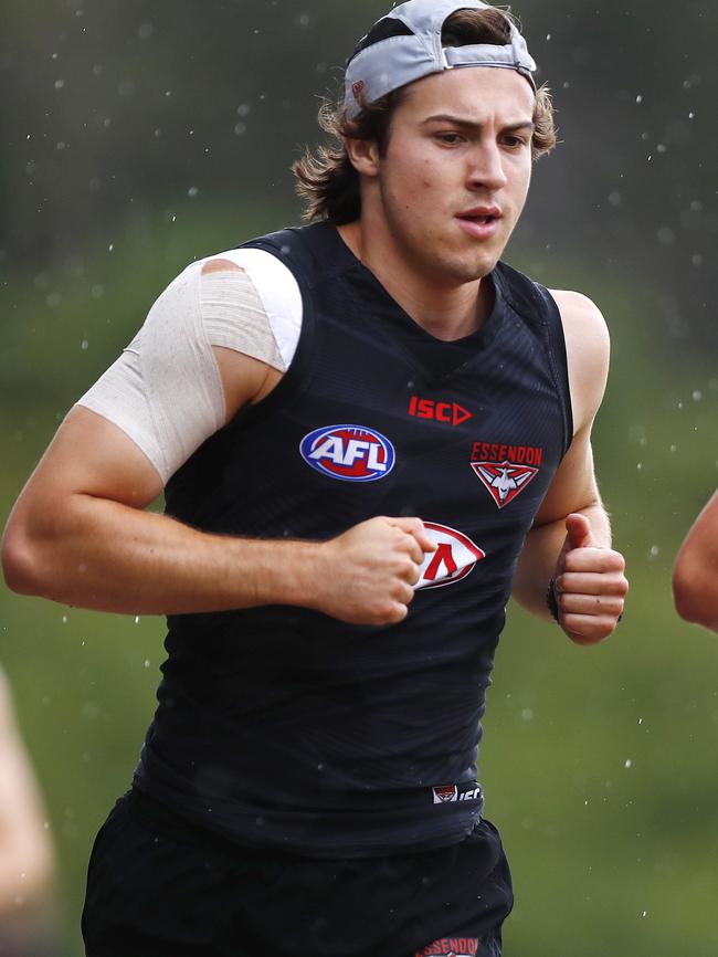 Andrew McGrath is ready to become a midfielder in his second season. Picture: Michael Klein