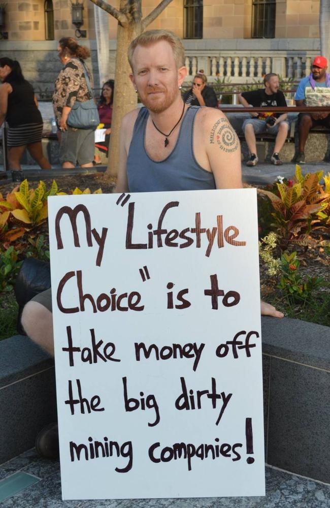 Adani activist Benjamin Pennings.