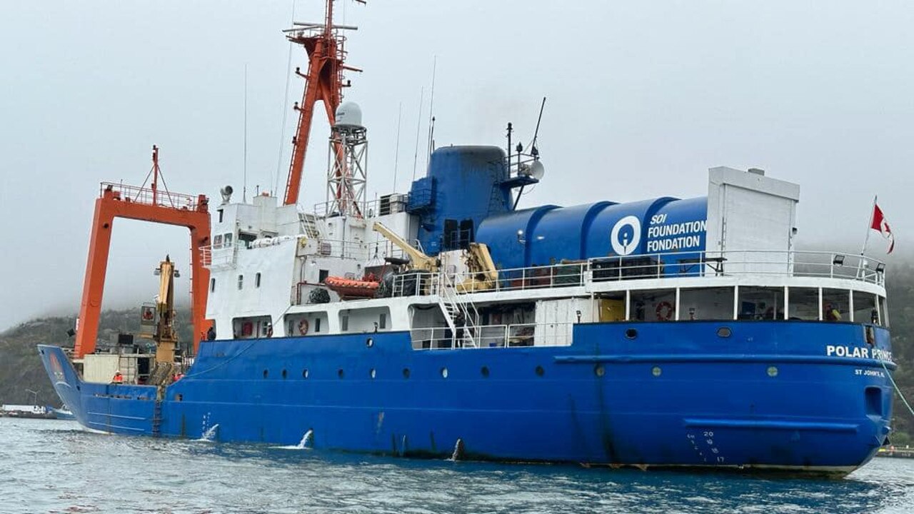 Investigators visited the Polar Prince, which transported the OceanGate submersible to its launch site. Picture: Facebook/Hamish Harding