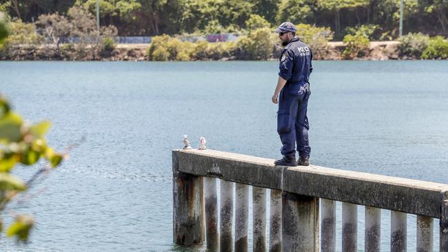 Police at Tweed River investigating the death. Picture: AAP/Tim Marsden