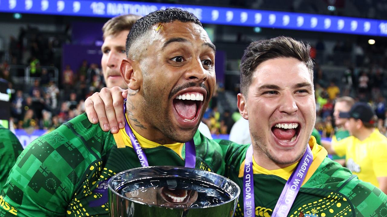Josh Addo-Carr and Mitchell Moses were both named in the World Nines team of the tournament.