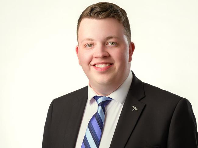 Liberal Geelong candidate James Bennett-Hullin