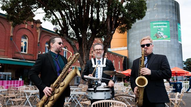 Nick Bowl, Matt Moore and David Weir from Soul St Brigade.