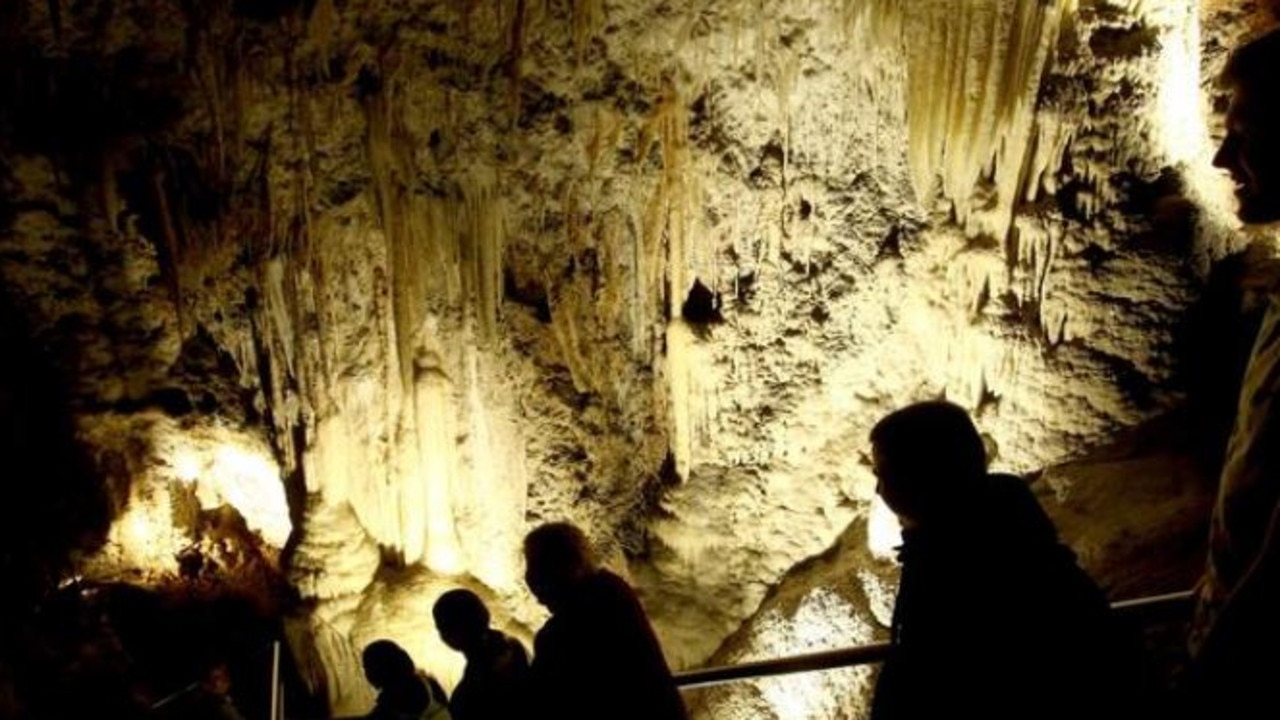 Jenolan Caves has its own resident ghost. A guided tour will allow you to check out the eerie cave of wonders. Picture: Escape