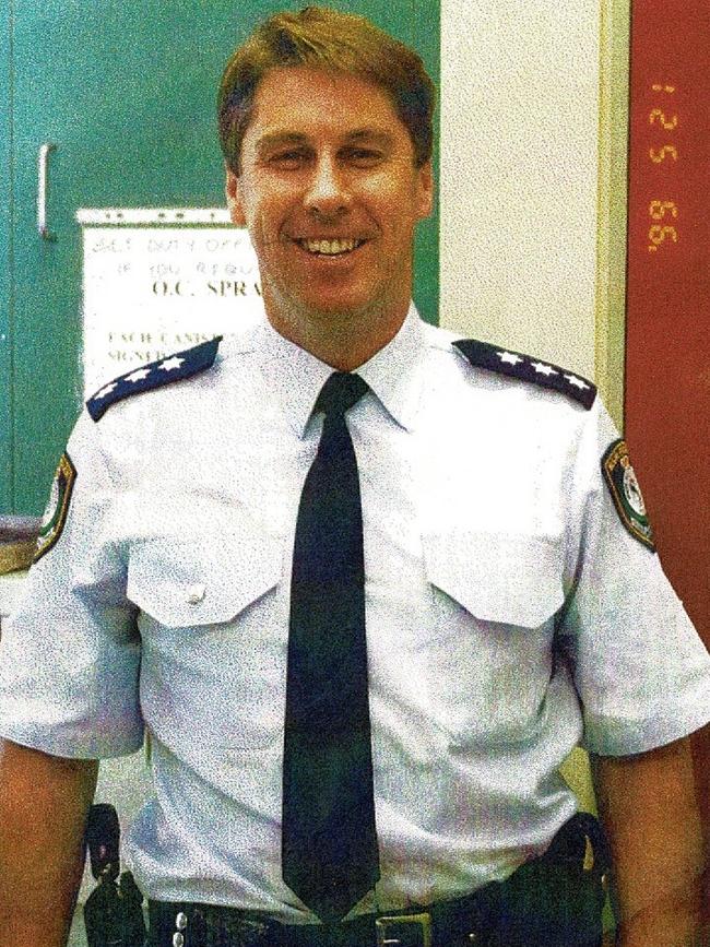 Mark Smith in uniform at Rose Bay. Picture: Supplied