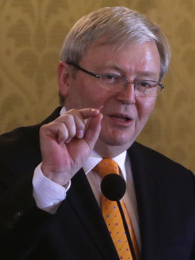 Kevin Rudd. Picture: AAP Image/Daniel Munoz