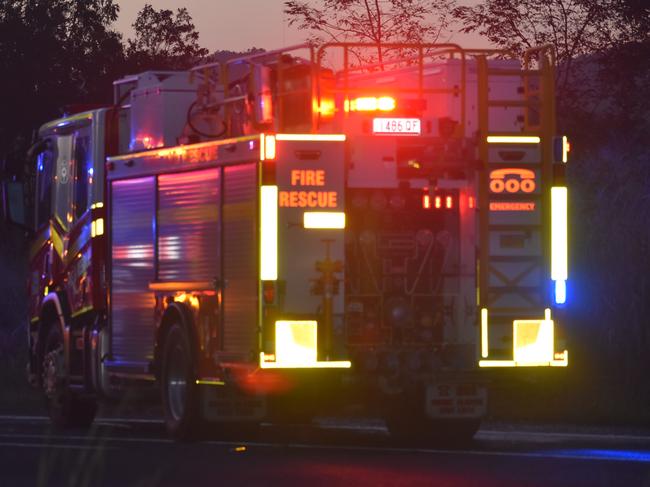 firetruck qfes firies night Picture: Lillian Watkins generic