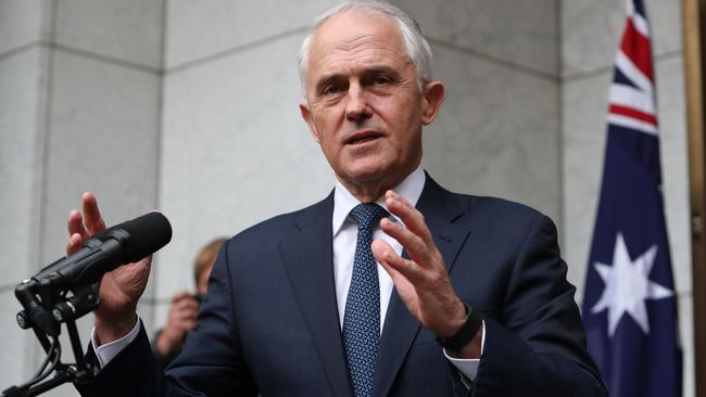 Prime Minister Malcolm Turnbull said he would stand aside and leave parliament if the party decides to call another spill. Picture: Kym Smith