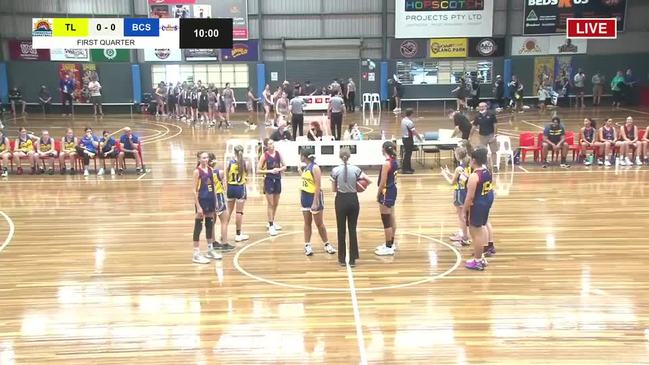 REPLAY: Qld U16's Girls State Basketball Championships - Townsville Lightning vs Brisbane Capitals Silver (Div 3)