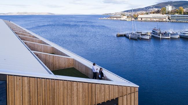 The terraces at MACq 01 in Hobart.