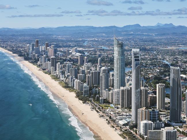 ESCAPE: EASTER BREAK  ..  highrise and hinterland of the GOld Coast. Picture: Queensland Tourism