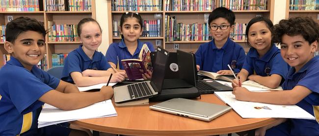 Year 3 Class students who sat 2018 NAPLAN  tests at Christ the King Primary School, Bass Hill, from left: Robert, Charlotte, Cassandra, Darrell, Michelle, and Zane.