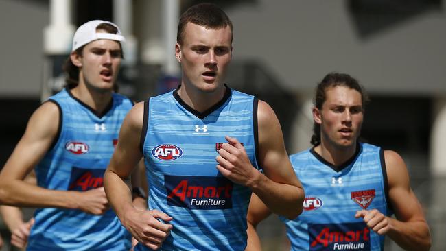 Top-10 pick Nik Cox won’t be used to plug Essendon’s key-position holes.