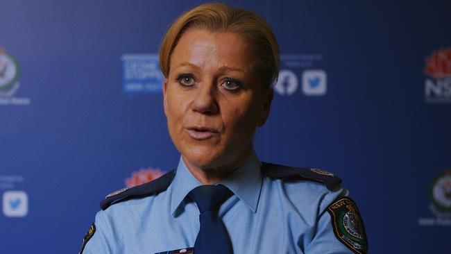 NSW Police Assistant Commissioner Leanne McCusker said Pampalian ran at police with two large knives.