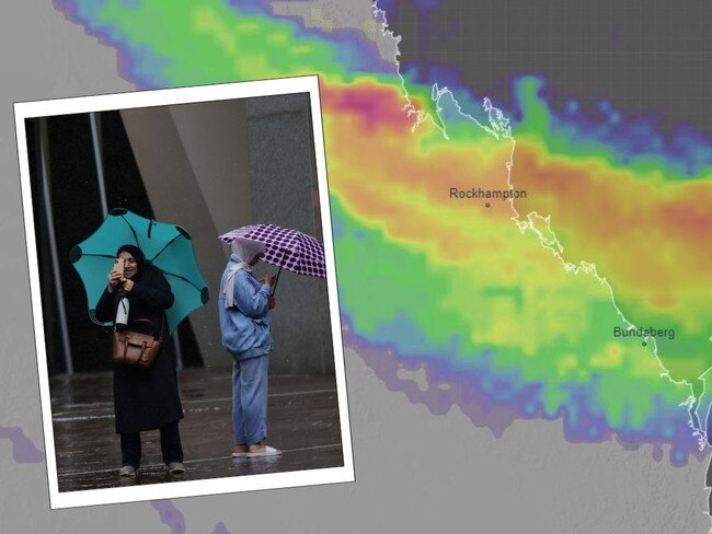 Central Queensland has been hit with record breaking rain and the weather bureau predicted further falls for the state.