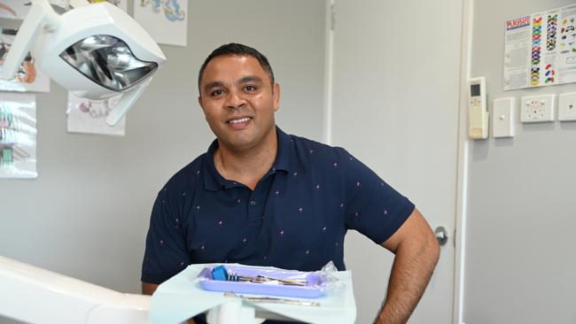 Dr Chris Cavanagh from Cairns Dental Boutique said rates of tooth decay in Cairns were, without a doubt, high because of the lack of fluoridation in the water supply. Picture: Isaac McCarthy