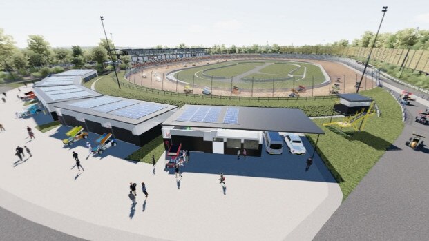 A concept design of Sydney International Speedway at Eastern Creek.