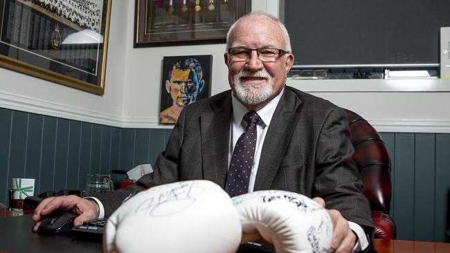 “They were saying: ‘How is this young schoolteacher with a soft voice going to fight a street animal like Manny (Pacquaio)?’ And I said: ‘Just wait and see ...’.” Picture: Jerad Williams.