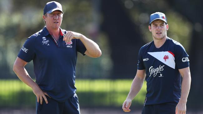 Keary has learned much from master coach Trent Robinson. Picture: Brett Costello