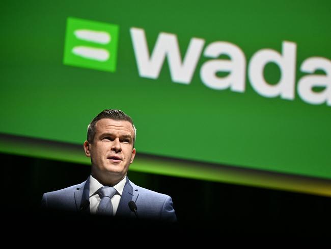 WADA Polish President Witold Banka. Picture: AFP