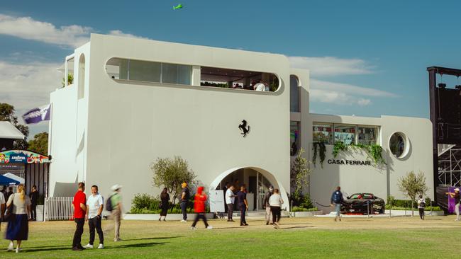 Casa Ferrari hospitality at the 2024 Australian Grand Prix. Photo: Alastair Brook.