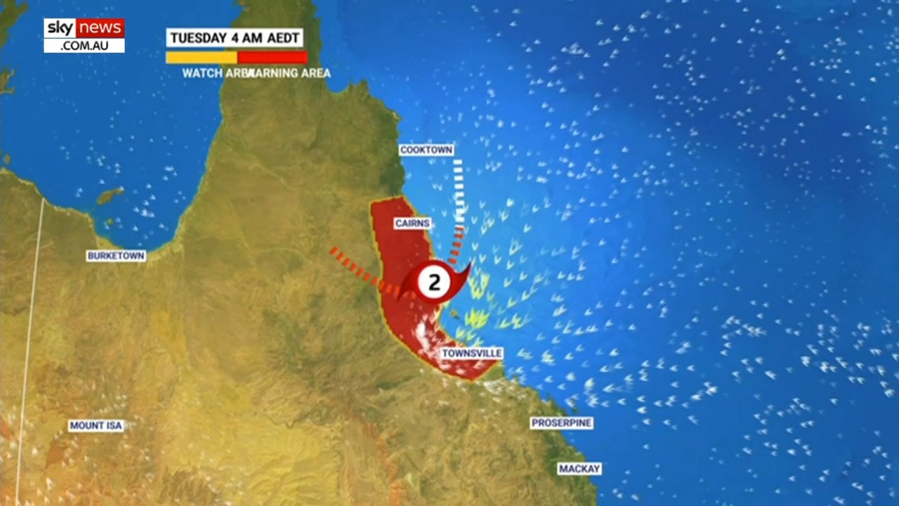 Tropical cyclone Kimi intensifies to category 2 system