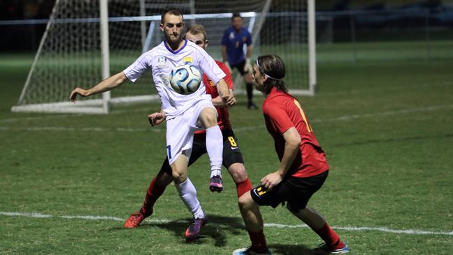 Nick Panetta in action for Gold Coast United earlier this season. Picture: Craig Clifford/Sportspics