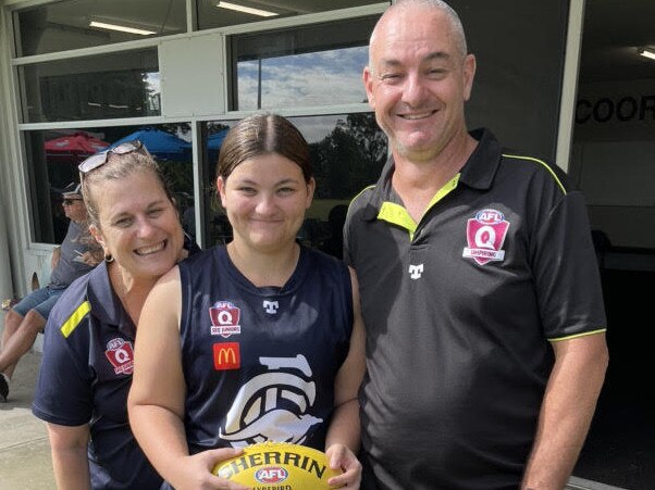 Emma Bracegirdle ahead of playing her 150th match for Coorparoo.