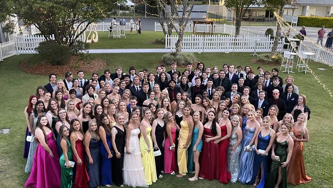 Unity College's year 12 students celebrated the year that was at their formal at the Sunshine Coast Turf Club.