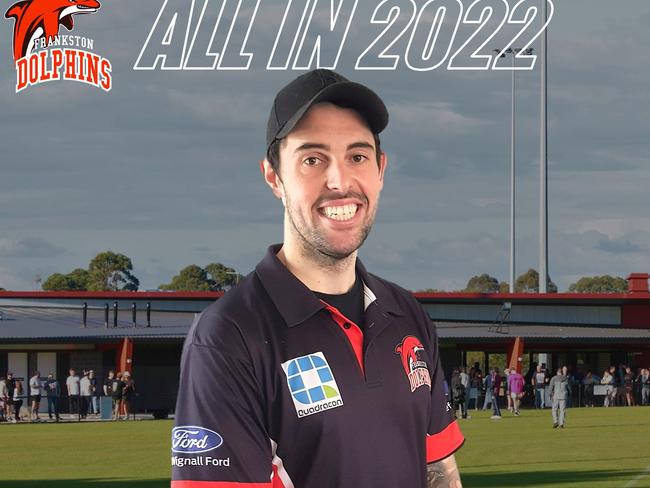 Rich Mathers is the Frankston Dolphins' new coach. Picture: Facebook